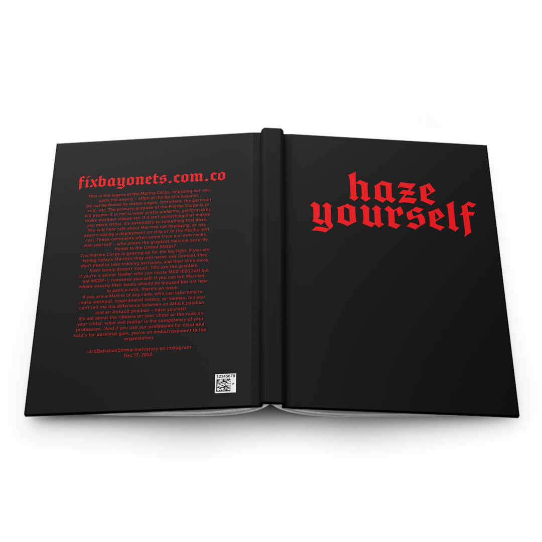 Haze Yourself Hardcover Journal
