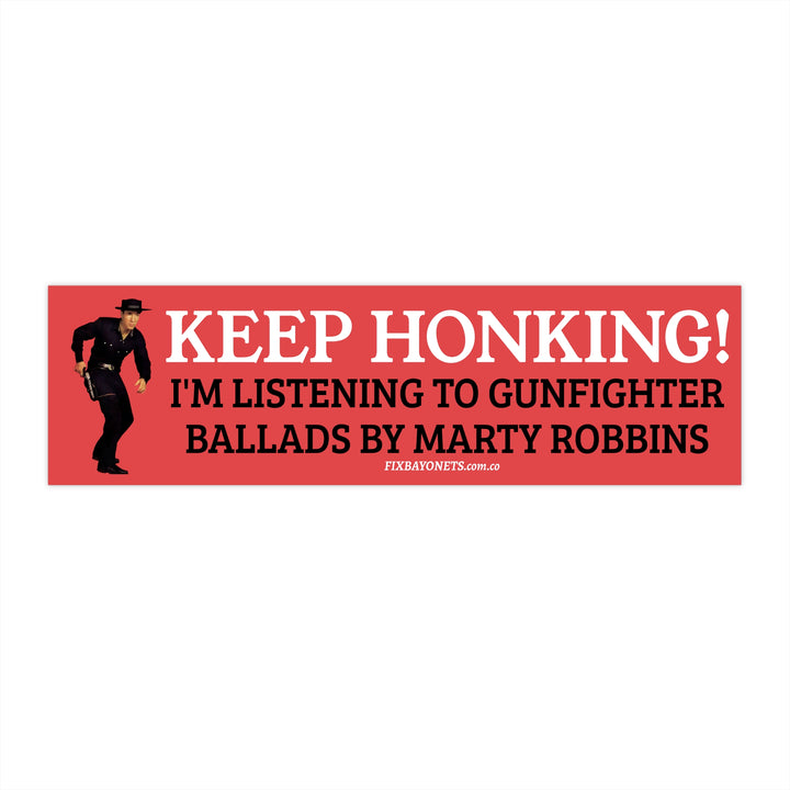 GUNFIGHTER BALLADS MARTY ROBBINS Sticker