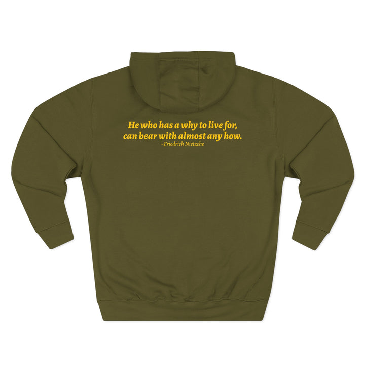 Nietzsche Why To Live Hoodie