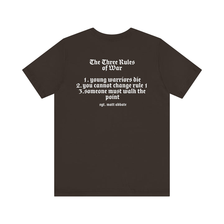 THREE RULES OF WAR TEE