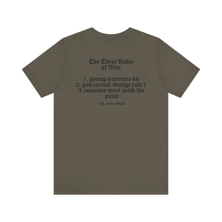 THREE RULES OF WAR TEE