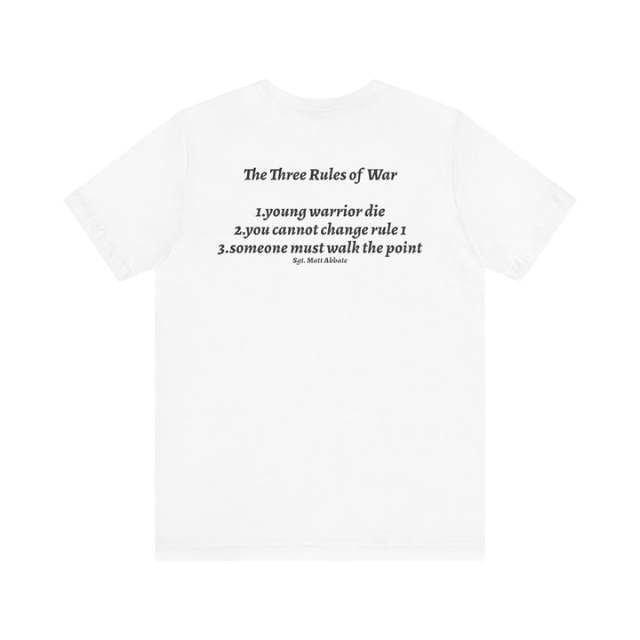 THREE RULES OF WAR TEE