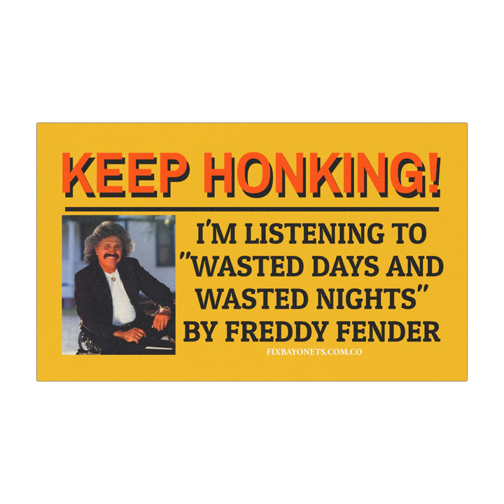 Freddy Fender Car Magnet