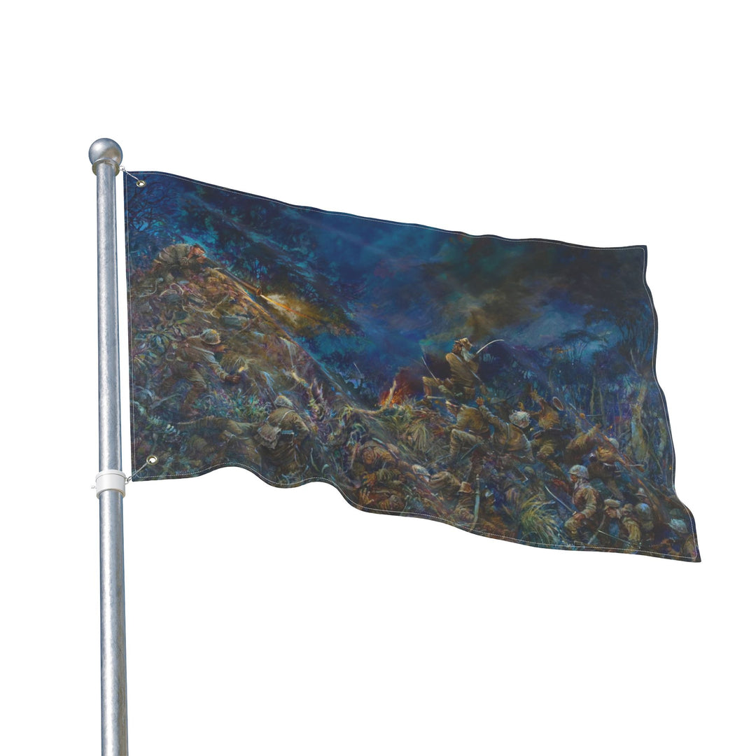 Basilone Guadalcanal Flag