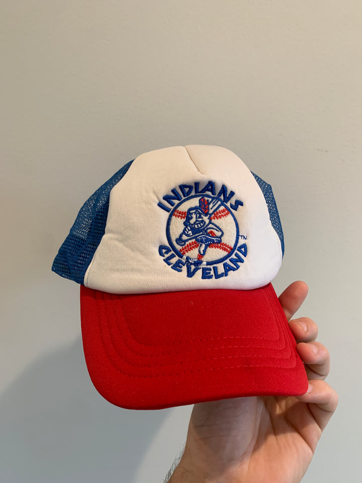 Authentic Vintage Chief Wahoo Hat Collection (Several)