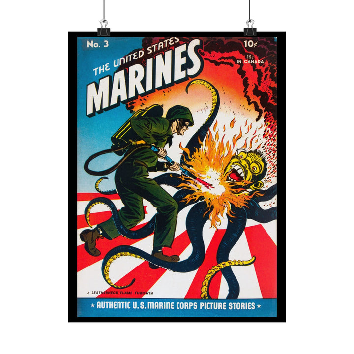 USMARINES COMIC No.3 Paper Poster