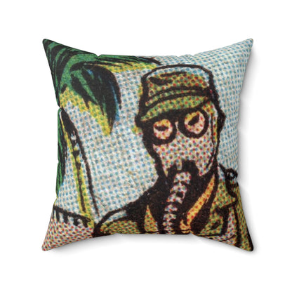 Pacific Comic Throw Pillow