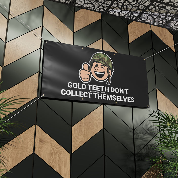 GOLD BAYONET BOY BANNER