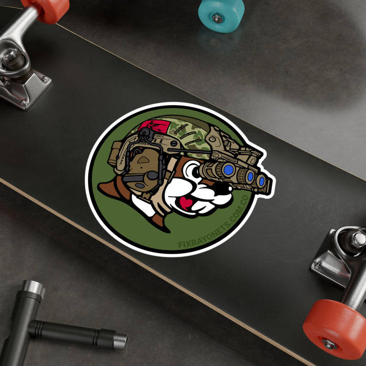 Green-Tactical Woodchuck 2026 Sticker
