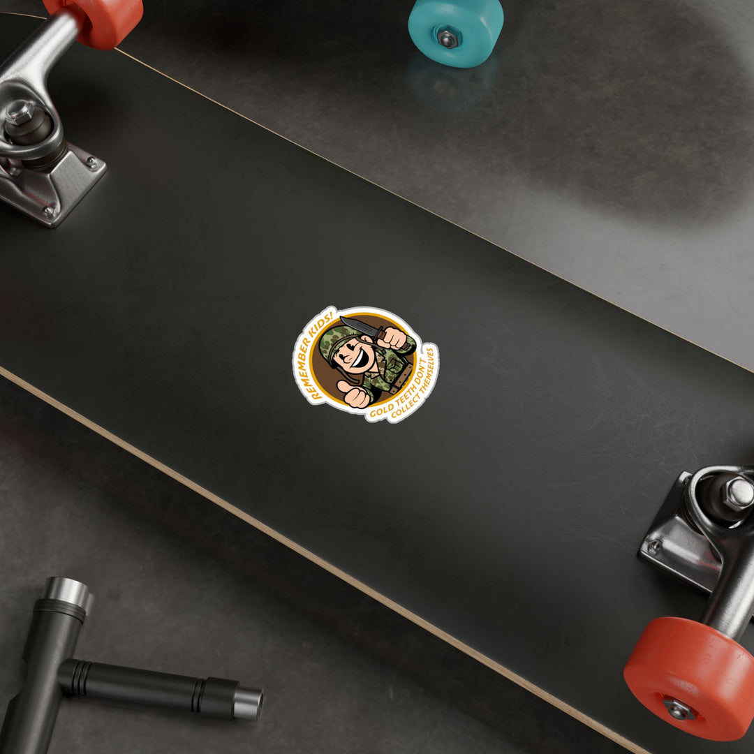 BayonetBoy Gold Teeth Sticker