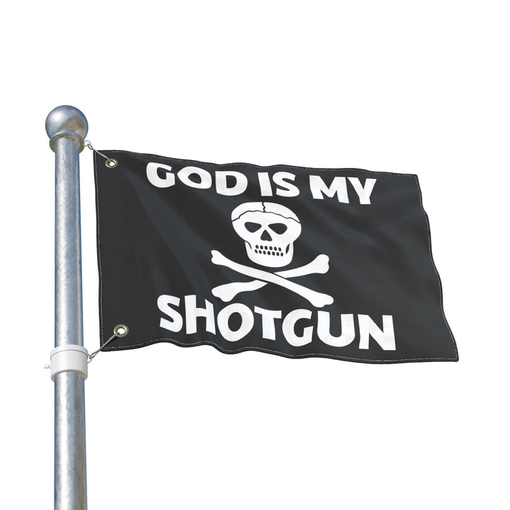 GOD IS MY SHOTGUN Flag