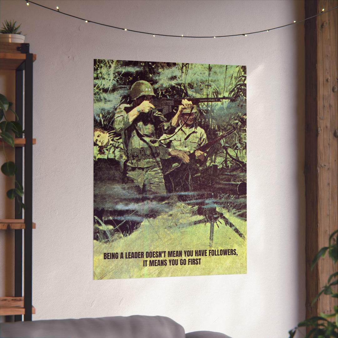Being a Leader Paper Poster