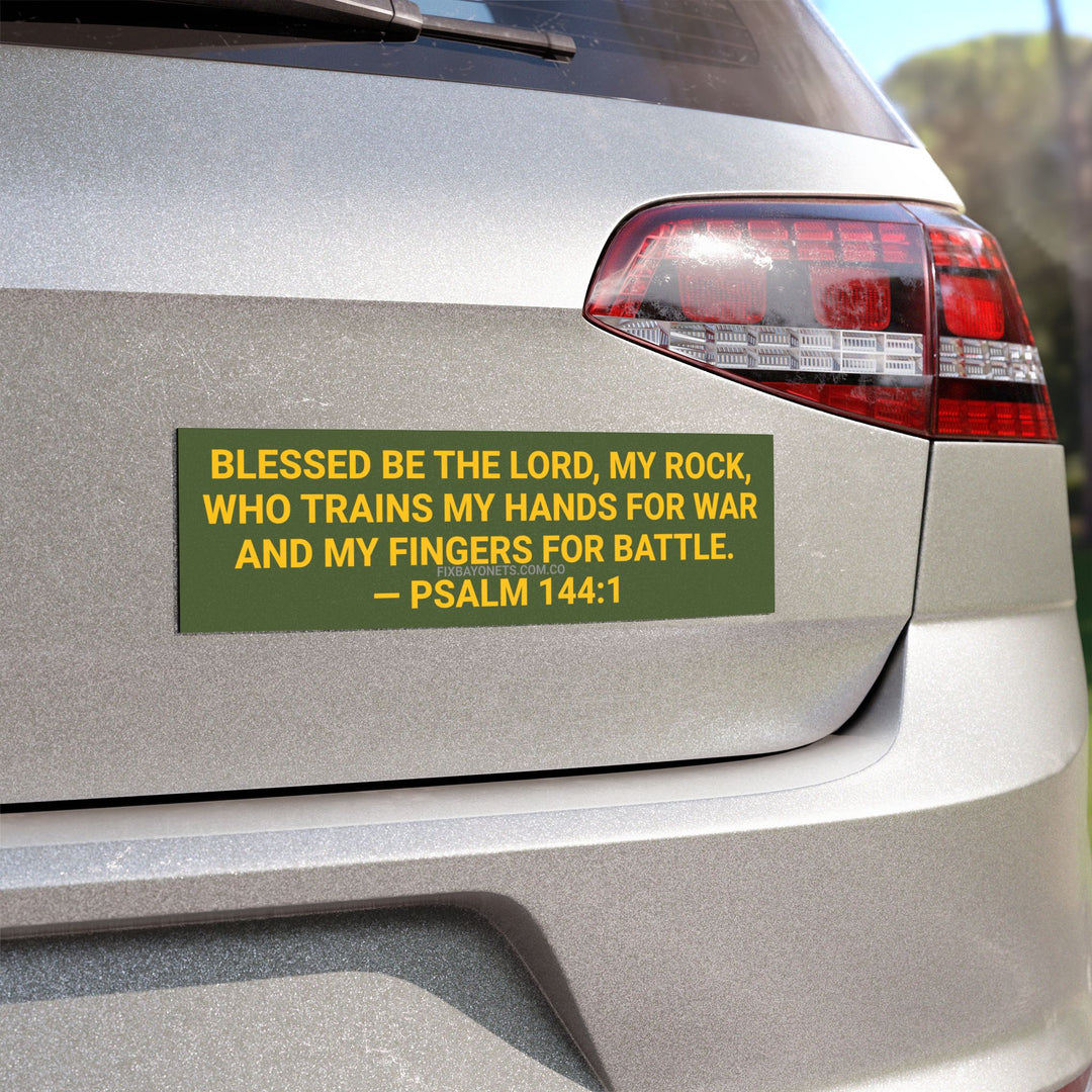 PSALM 144:1 - Car Magnet