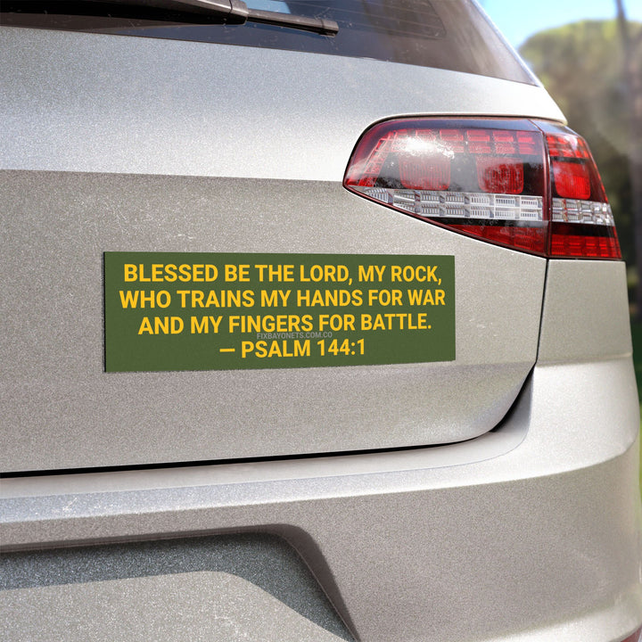 PSALM 144:1 - Car Magnet