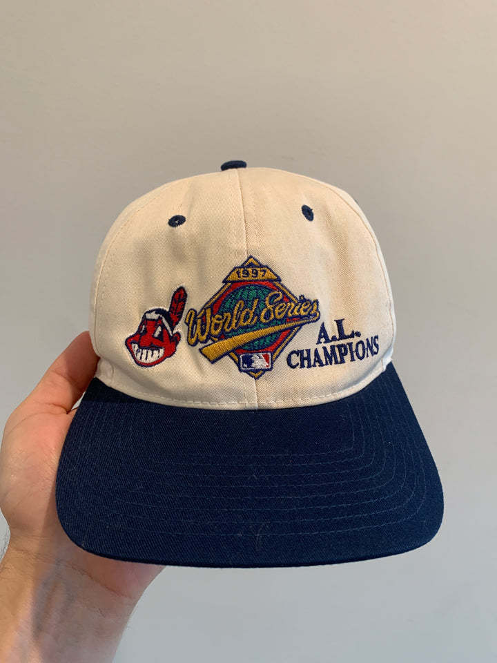 Authentic Vintage Chief Wahoo Hat Collection (Several)