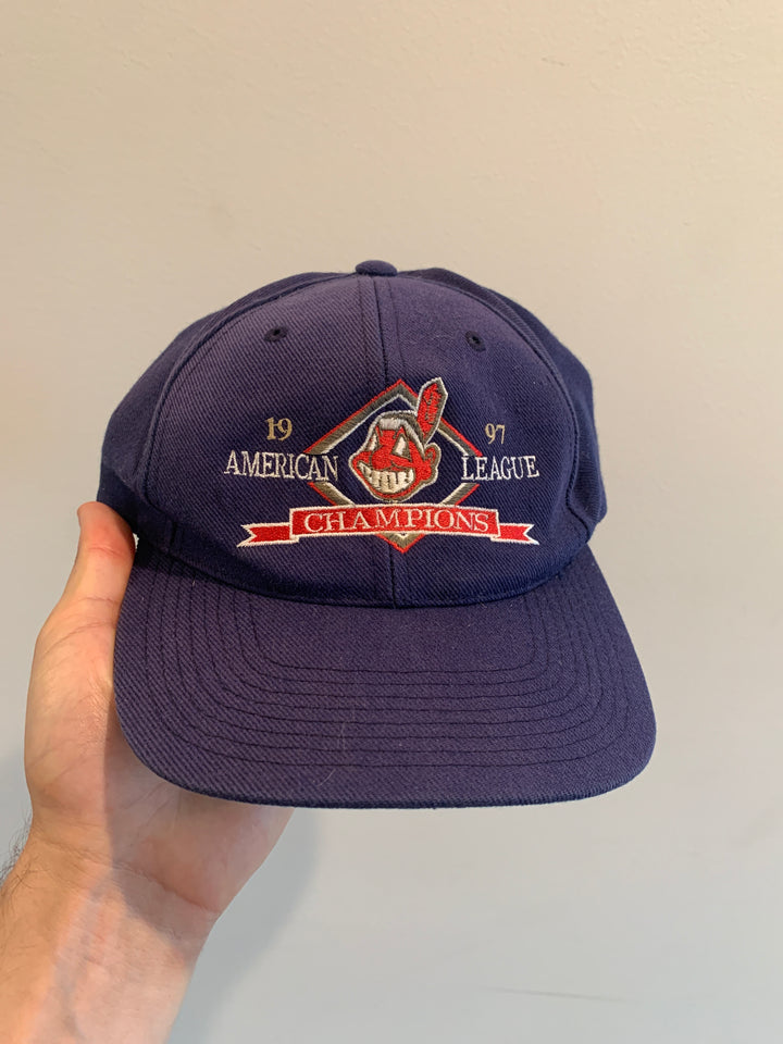 Authentic Vintage Chief Wahoo Hat Collection (Several)