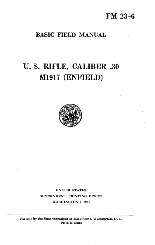 Lee Enfield Manual 1942 (Electronic File)