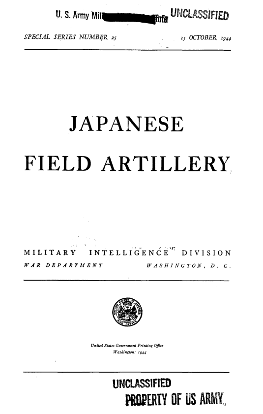 WW2 Japanese Manuals