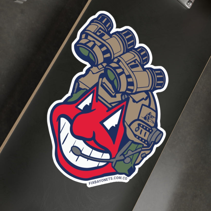 Tactical Wahoo Sticker – FIXBAYONETS