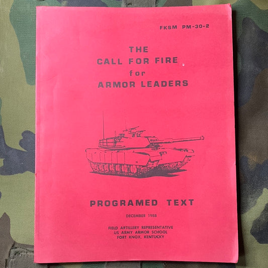 Call For Fire/Artillery Handbooks