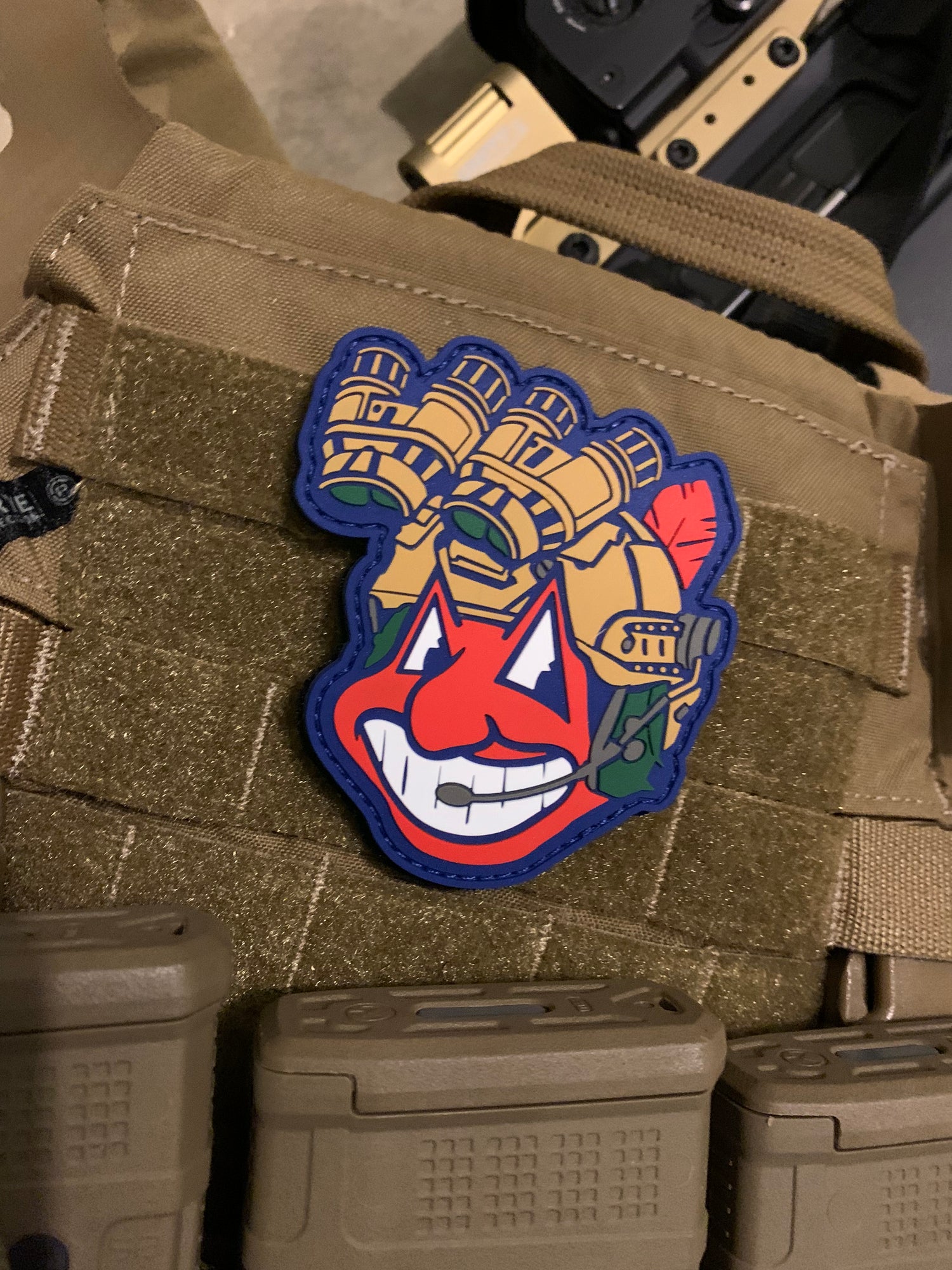 Cleveland Indians Chief Wahoo Jersey Sleeve Patch – Patch Collection
